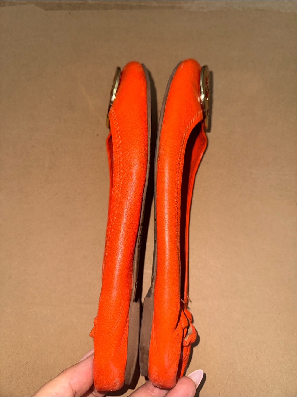 Tory Burch Ballet flats orange size 9 - Picture 6 of 9